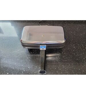 Vitantonio Pizzelle Chef 300 2-Slice Silver Chrome Electric Cookie Maker USA